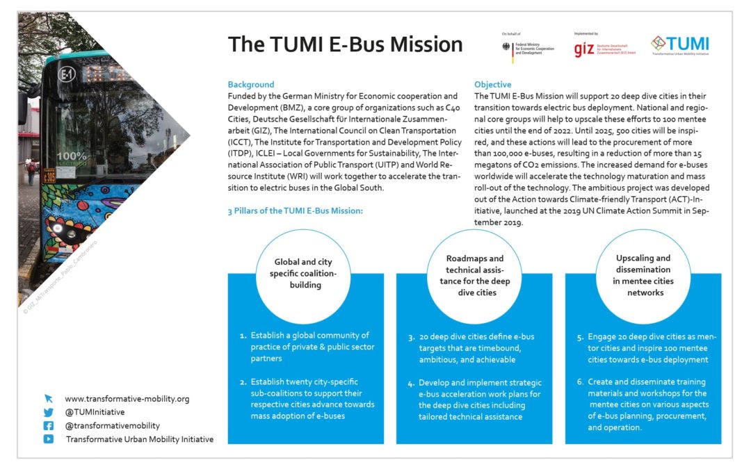 The TUMI-E-Bus Mission