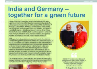 1st Edition of Green Urban Mobility Partnership Newsletter