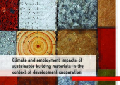 Climate and employment impacts of sustainable building materials in the context of development cooperation