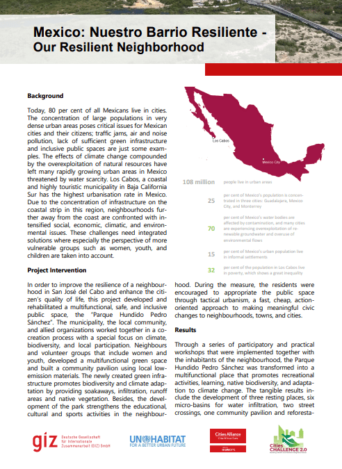 Factsheet Cities CHALLENGE Mexico